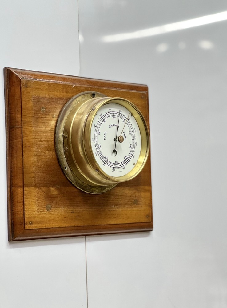 Ship Rain Change Fair Compensated Barometer Made in Western Germany
