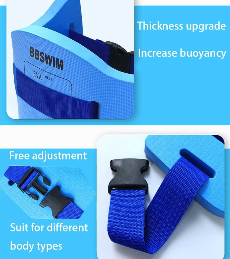 EVA Swimming Floatation Exercise Belt, Adjustable Swim Training Equipment Bel...