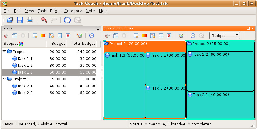 Task Coach Task Manager | ToDo List Software | Win, MacOS, Linux | DVD