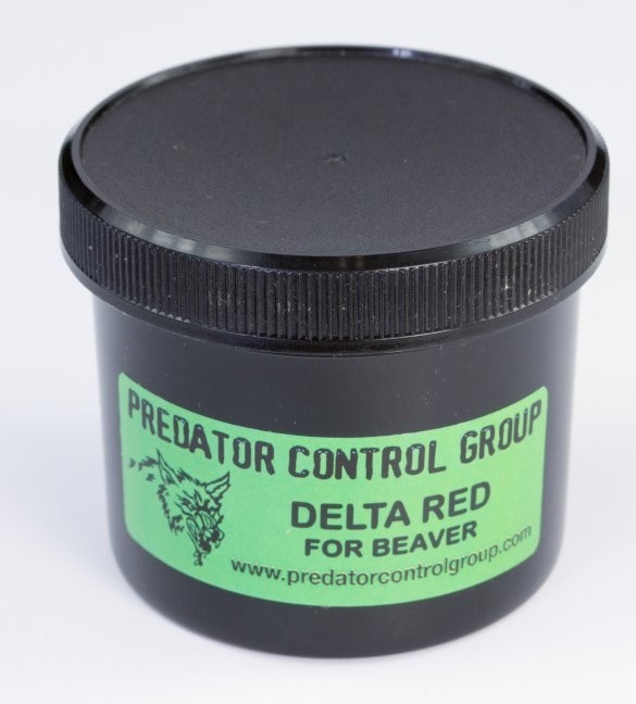 DELTA RED 2 oz PREDATOR CONTROL GROUP BEAVER LURE TRAPPING CLINT LOCKLEAR