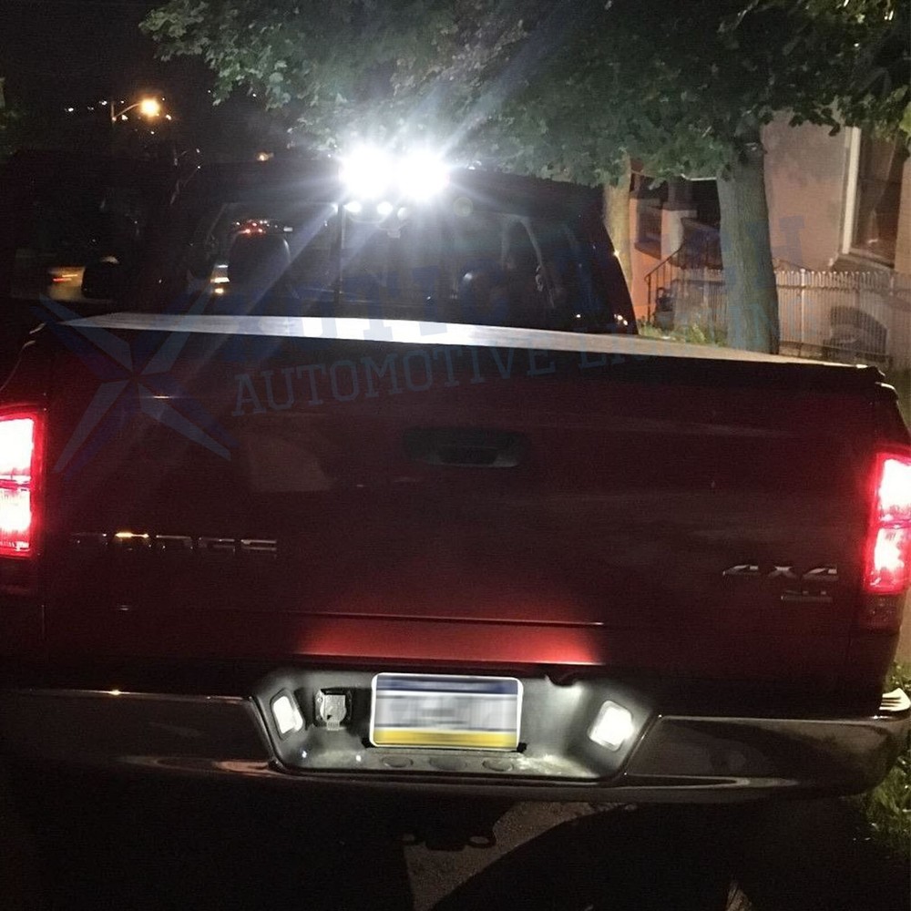 White LED Interior License Cargo Light Package Kit for RAM 1500 2500 3500 13-18