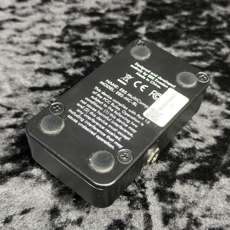 EBS MultiComp Blue Label Bass Compressor Pedal Sensitivity Control Used