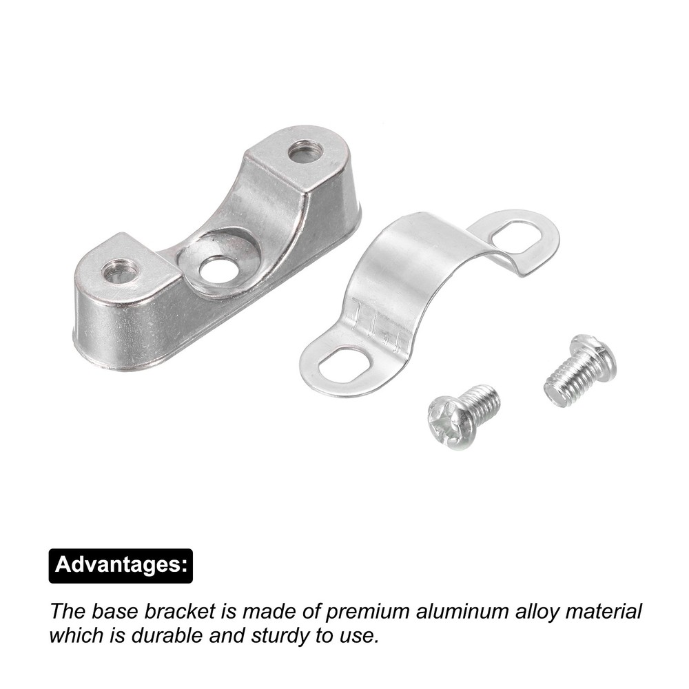 10Set Pipe Support Pipe Bracket Clamp Wall Mount Ceiling Mount for 20mm Pipe