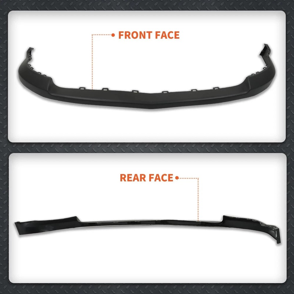 Primed Plastic Front Upper Bumper Cover Replacement for Silverado 1500 2014-2015