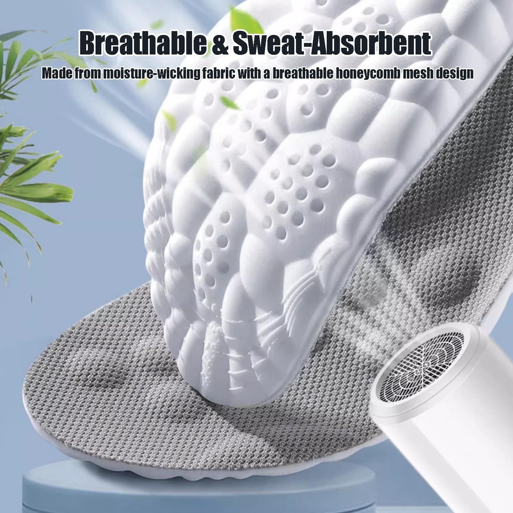 4D Cloud Height Increase Insoles for Men Wowen - Cloud Tech Insole, Soft Memo...