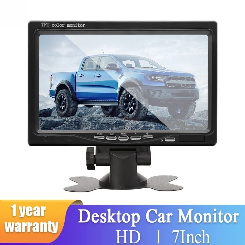 7in Car Monitors Screen For Rear View Reverse Camera TFT LCD Display HD Digital