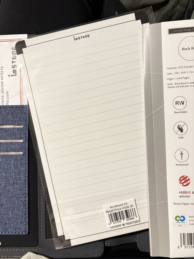 Imstone Wireless Charging Padfolio Portable Notebook Organizer 8000 Mah