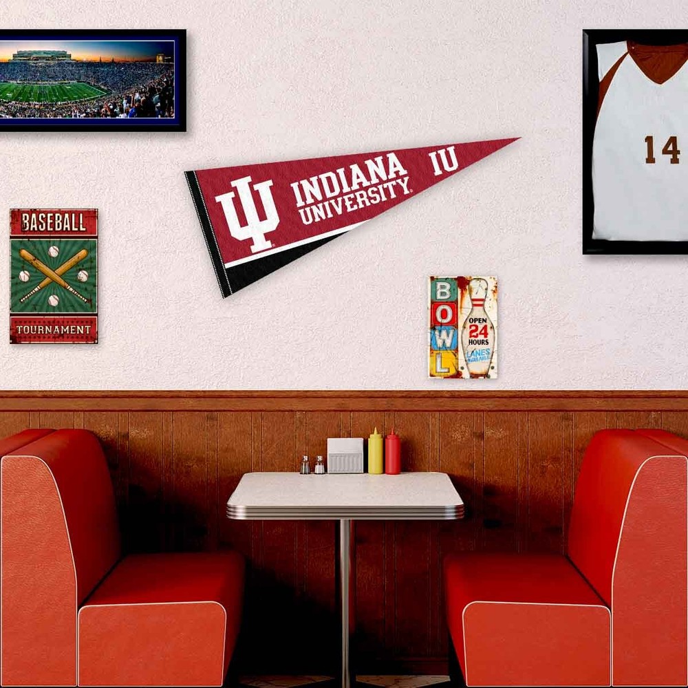 Indiana IU Hoosiers 12x30 Felt Pennant