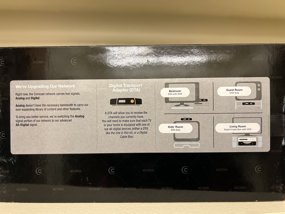 Comcast DC50Xu Digital Transport Adaptor Self-Installation Kit