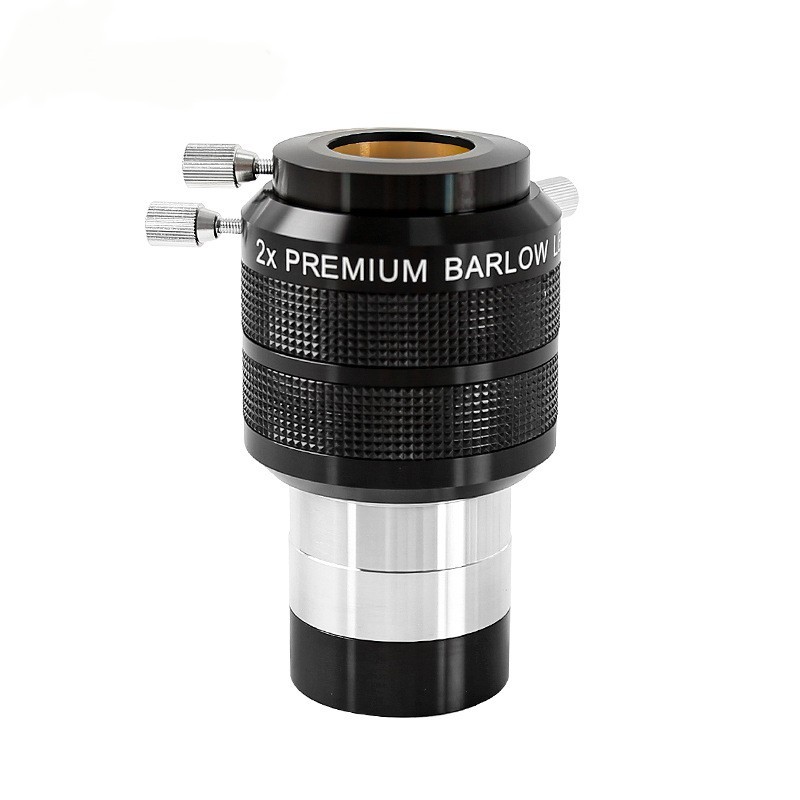 2x Apochromatic Barlow Lens 2" 4-Element Fully Multi-Coated w/ Adapter 1.25-inch
