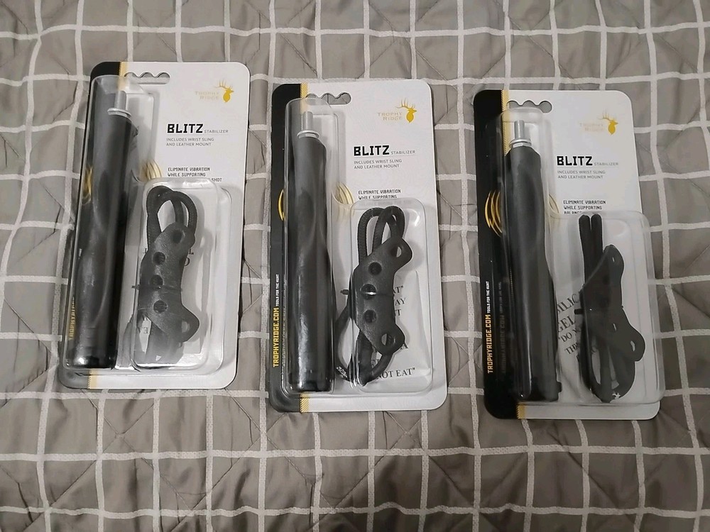 Trophy Ridge Blitz Archery Stabilizer Black Model for Compound Bow Accessories