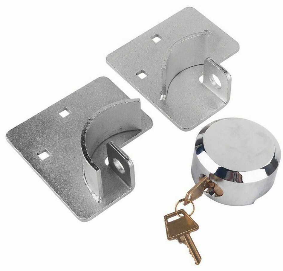 Heavy Duty 73mm Van Security Padlock & Hasp Set Door Lock + Fixings ╏