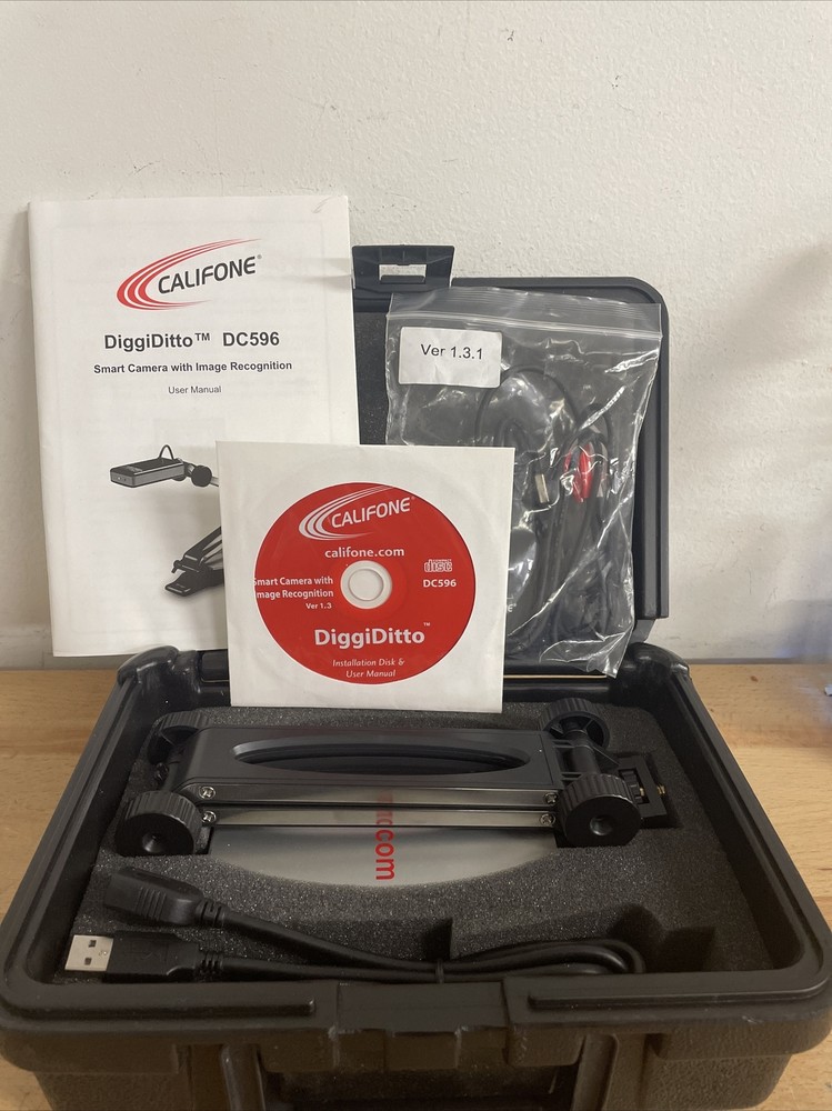 Califone DiggiDitto DC596 Document Smart Camera w/ Case