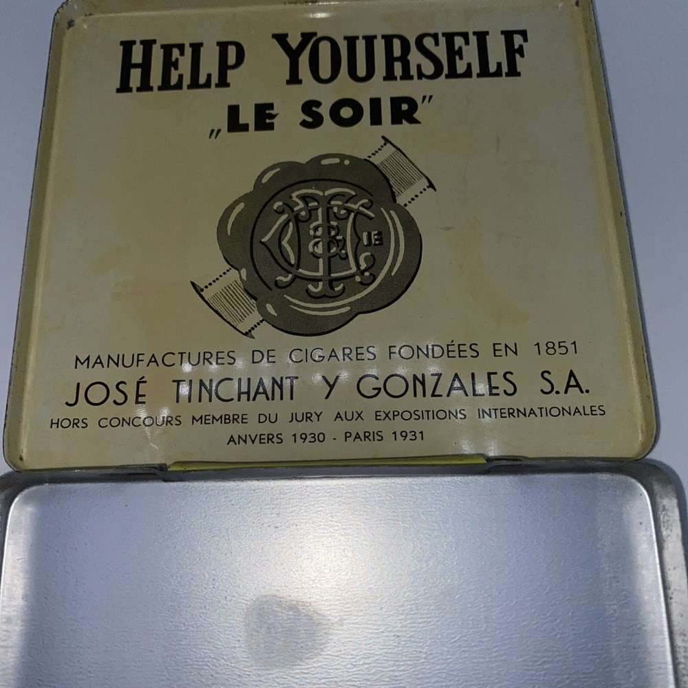 Help Yourself Le Soir Vintage Tin Paris