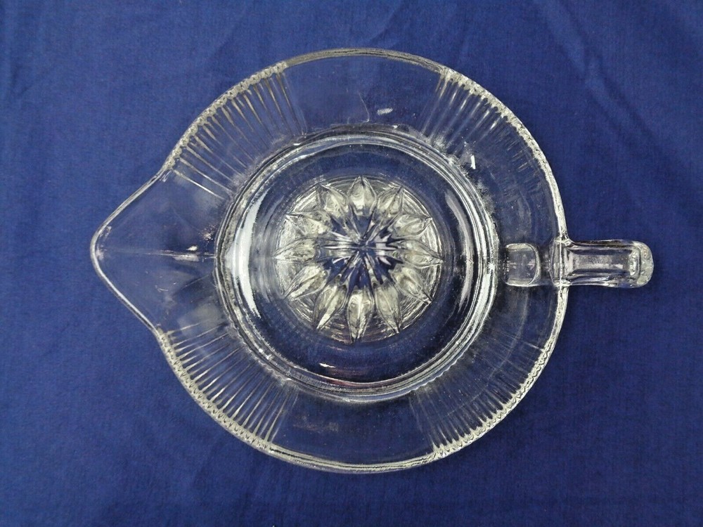 Vintage Clear Glass Juicer