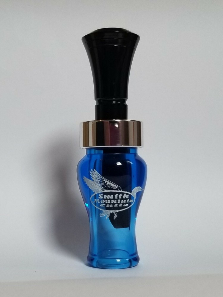 Smith Mountain Calls Blue Acrylic Duck Call With Poly Insert