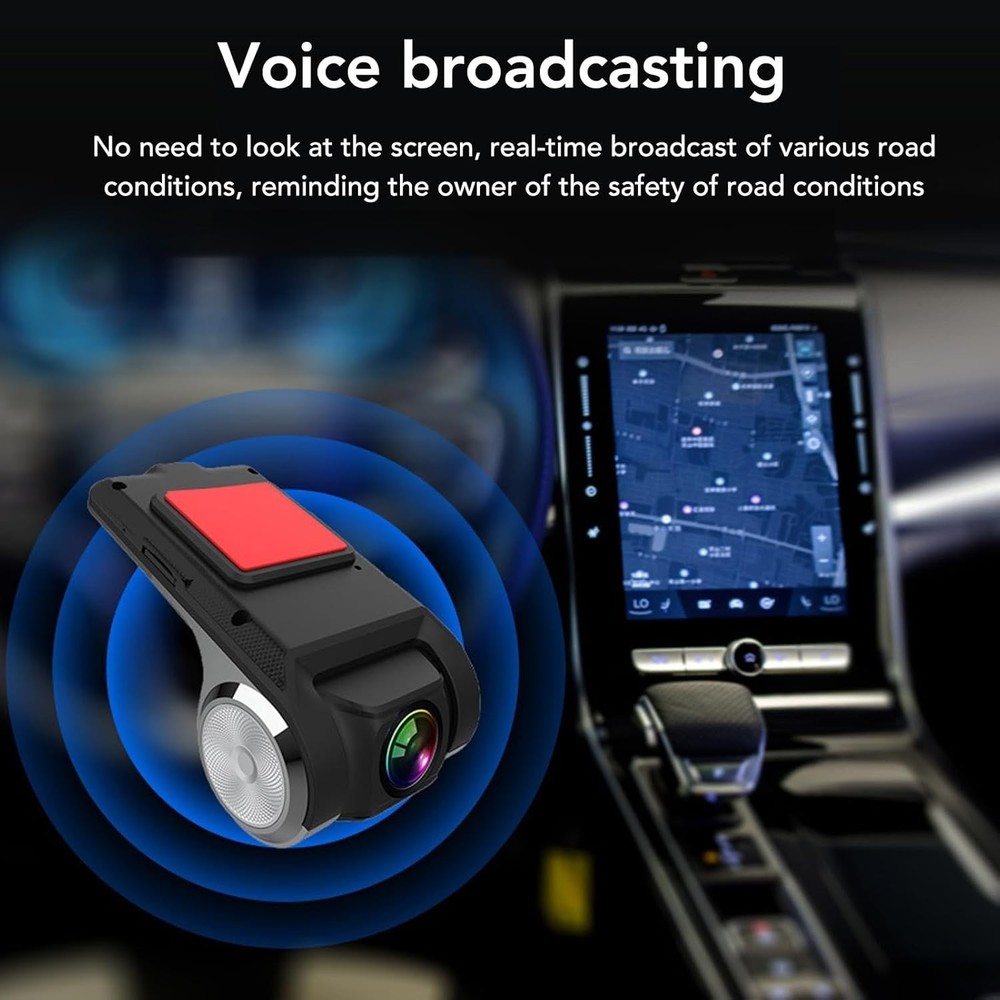 Enhanced Dual Dash Camera for Android - 170° View, Loop Recording & Night Vision