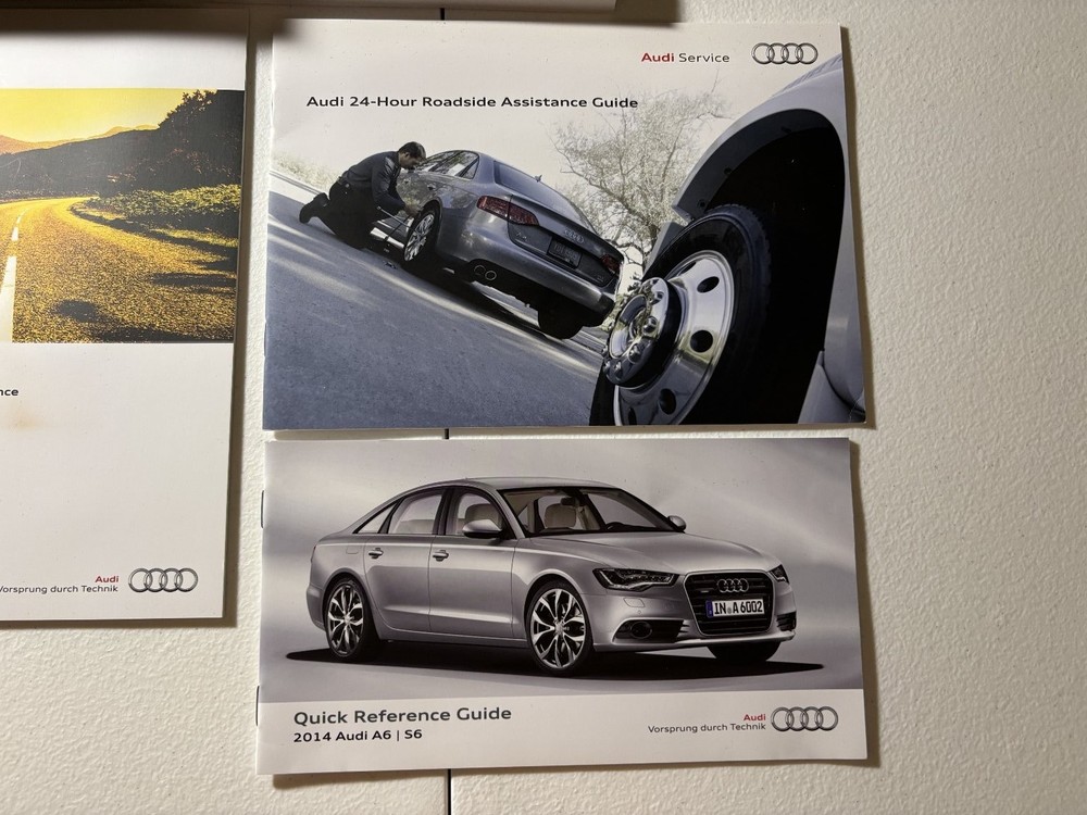 2014 Audi A6/S6 Owner's Manual OEM Set
