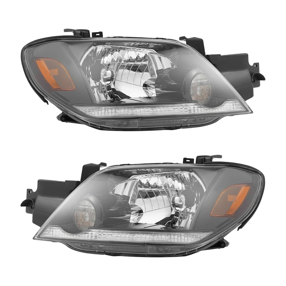 Front Halogen Headlight Pair for 2003-2006 Outlander LS XLS Projector Assy