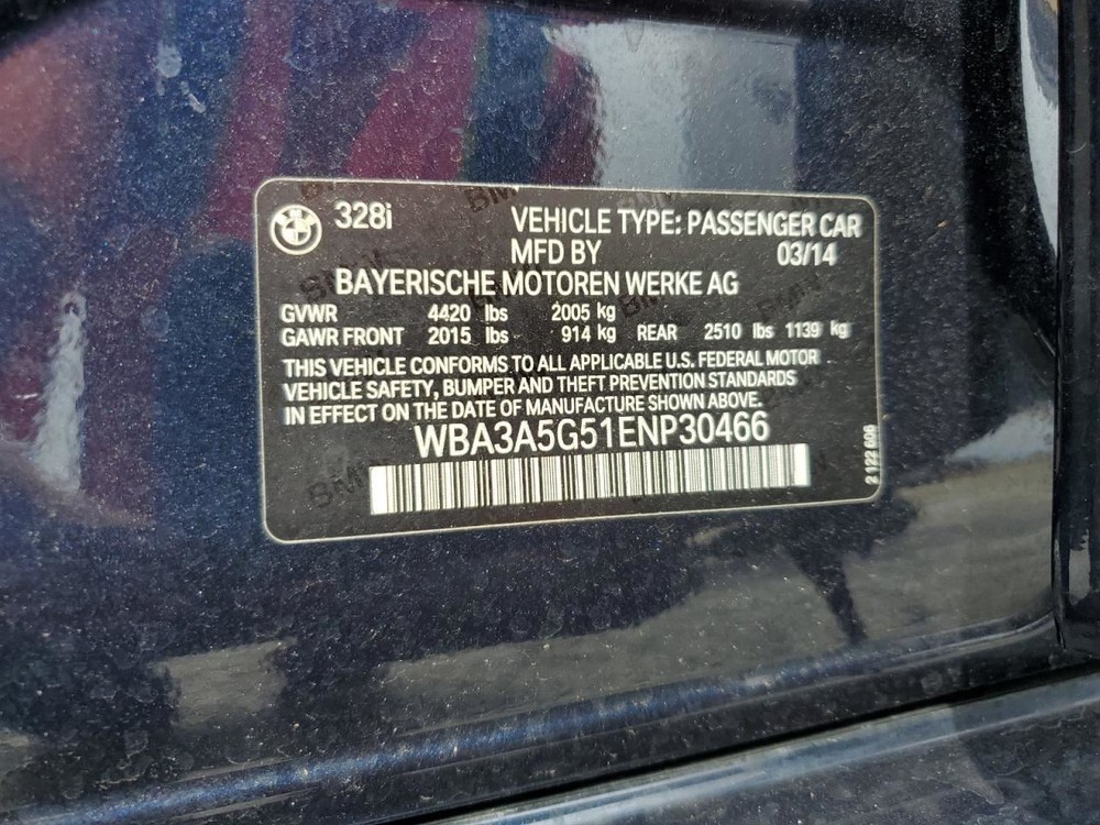 328I 2014 Glove Box 4923157