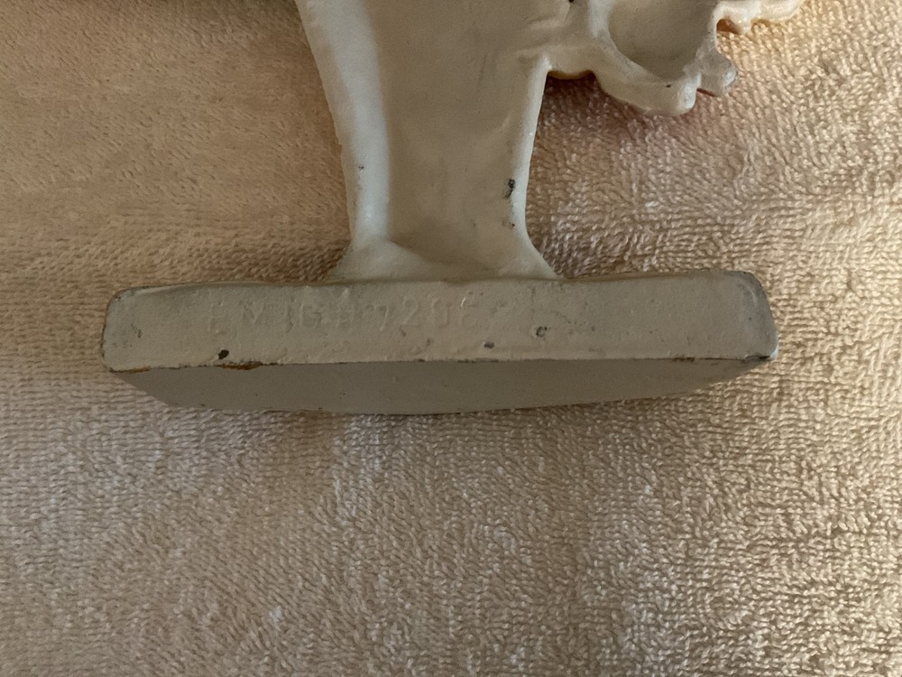 Vintage John Wright Cast Iron Tulip Doorstop
