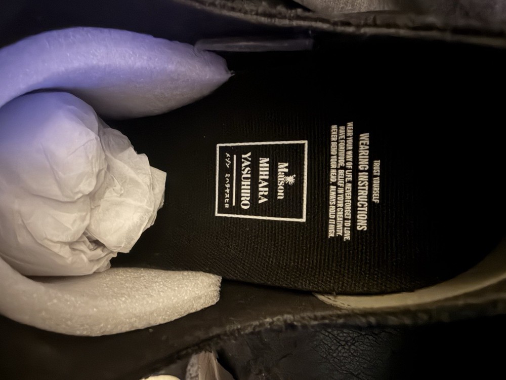 Maison Mihara Yasuhiro Hank OG Sole Canvas Low Black