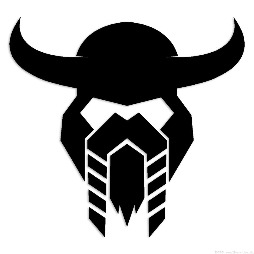 Viking Dwarf - Decal Sticker - Multiple Colors & Sizes - ebn6926