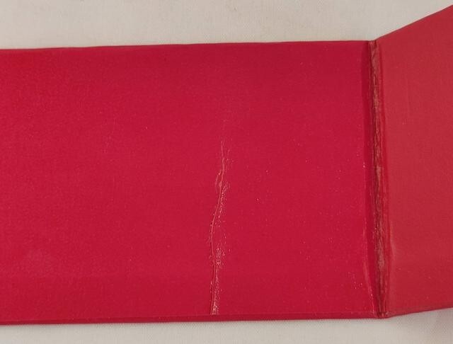 AUTHENTIC CARTIER PEN CERTIFICATE HOLDER (NO CERTIFICATE)