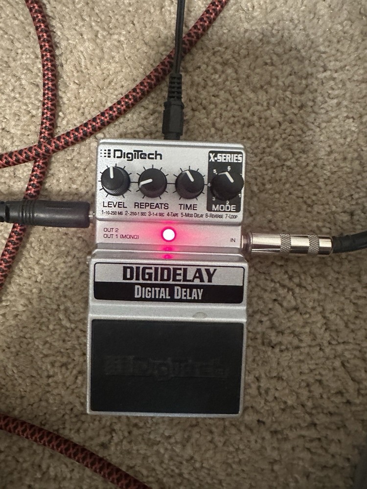 Digitech DigiDelay Digital Delay Effects Pedal X Series W/ Original Box