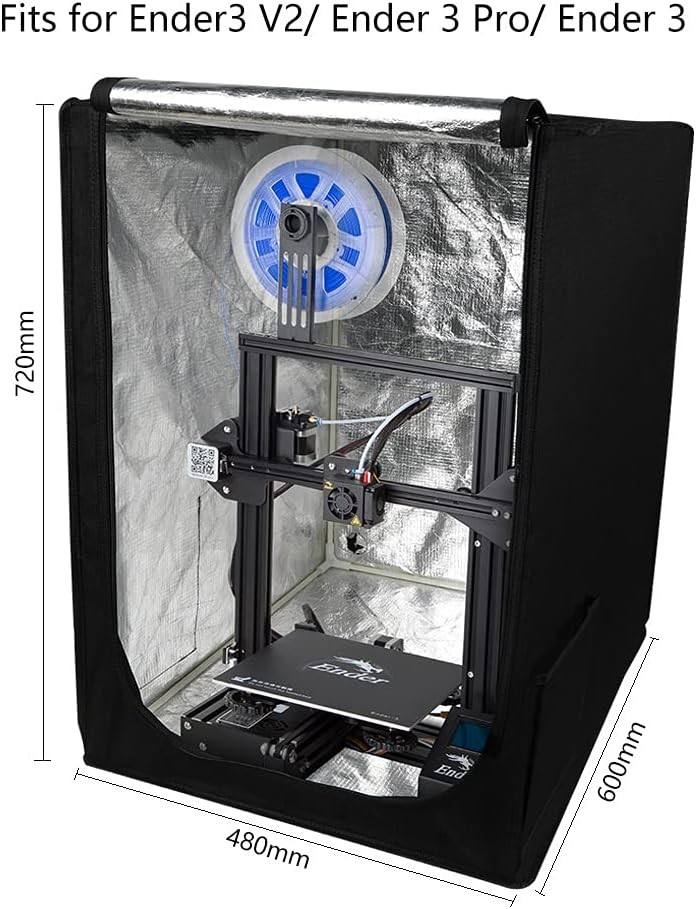 Ender 3D Printer Enclosure Fireproof and Dustproof Tent Constant Temperature Pro