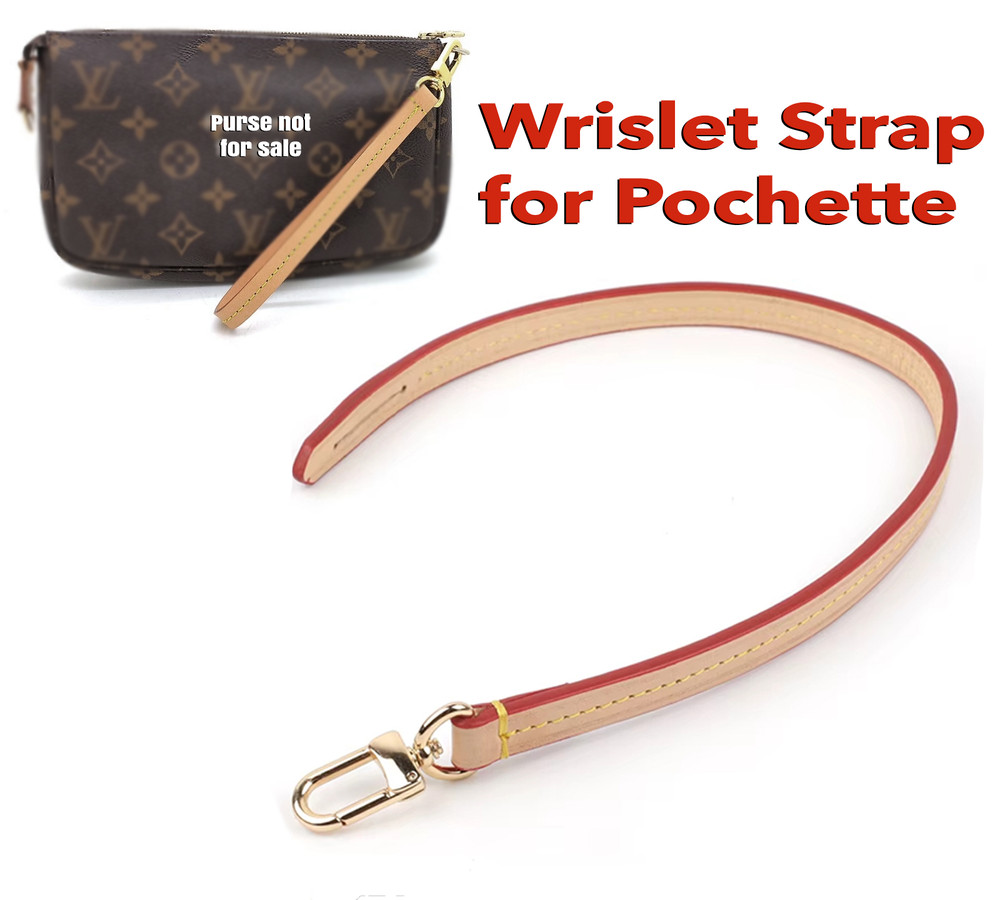 For Louis Vuitton Leather Strap Replacement Handle Neverfull Multi Pochette NEW