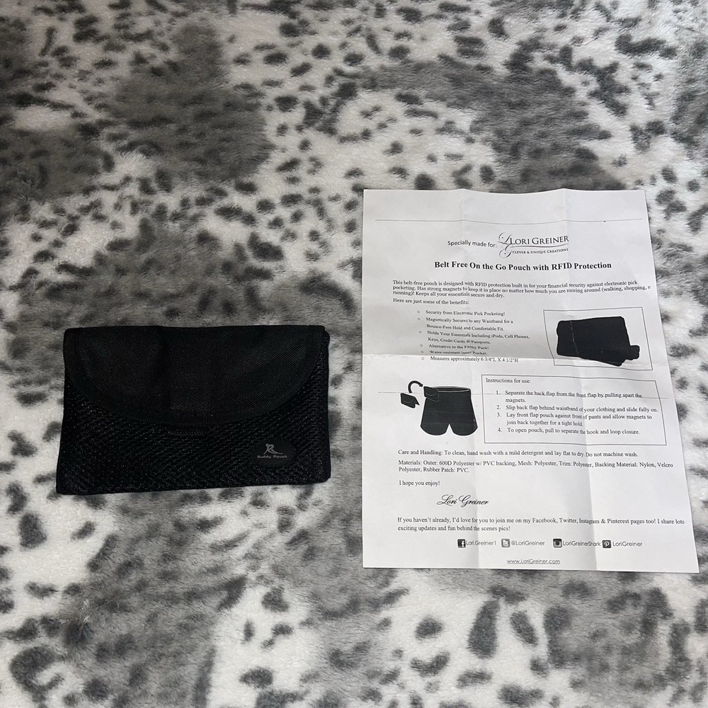 Buddy Pouch Black Magnetic Pouch