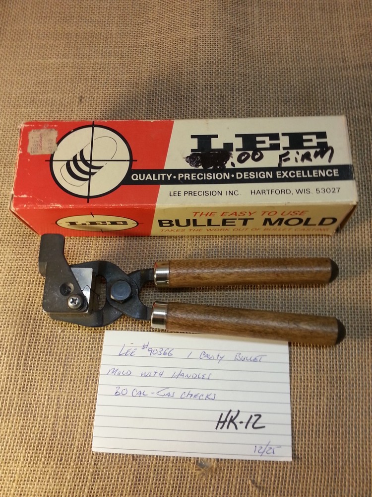 Lee #90366 Single Cavity Bullet Mold 30 Caliber