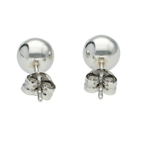 PT900 Platinum 5mm Ball Stud Earrings (Pair)