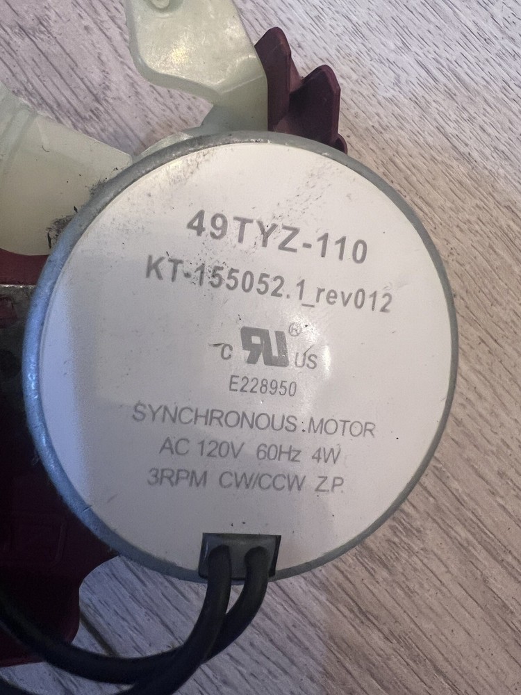 KENMORE WASHER ACTUATOR MOTOR part# 49tyz-110