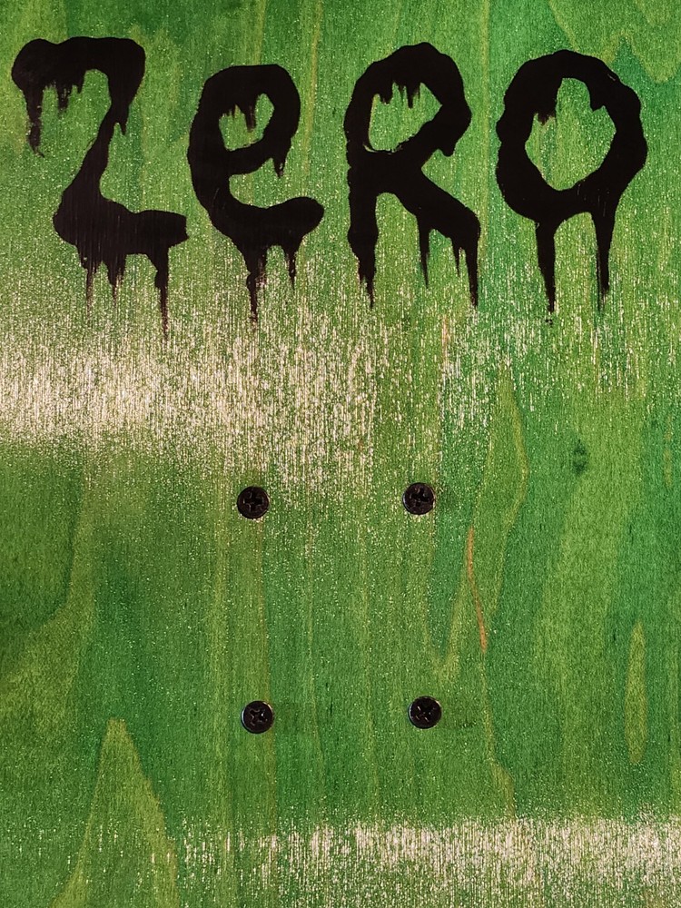 ZERO Skateboards Black Bart "BONES" Simpson 32" Double Kick,+Xtra Wheels n Grip.