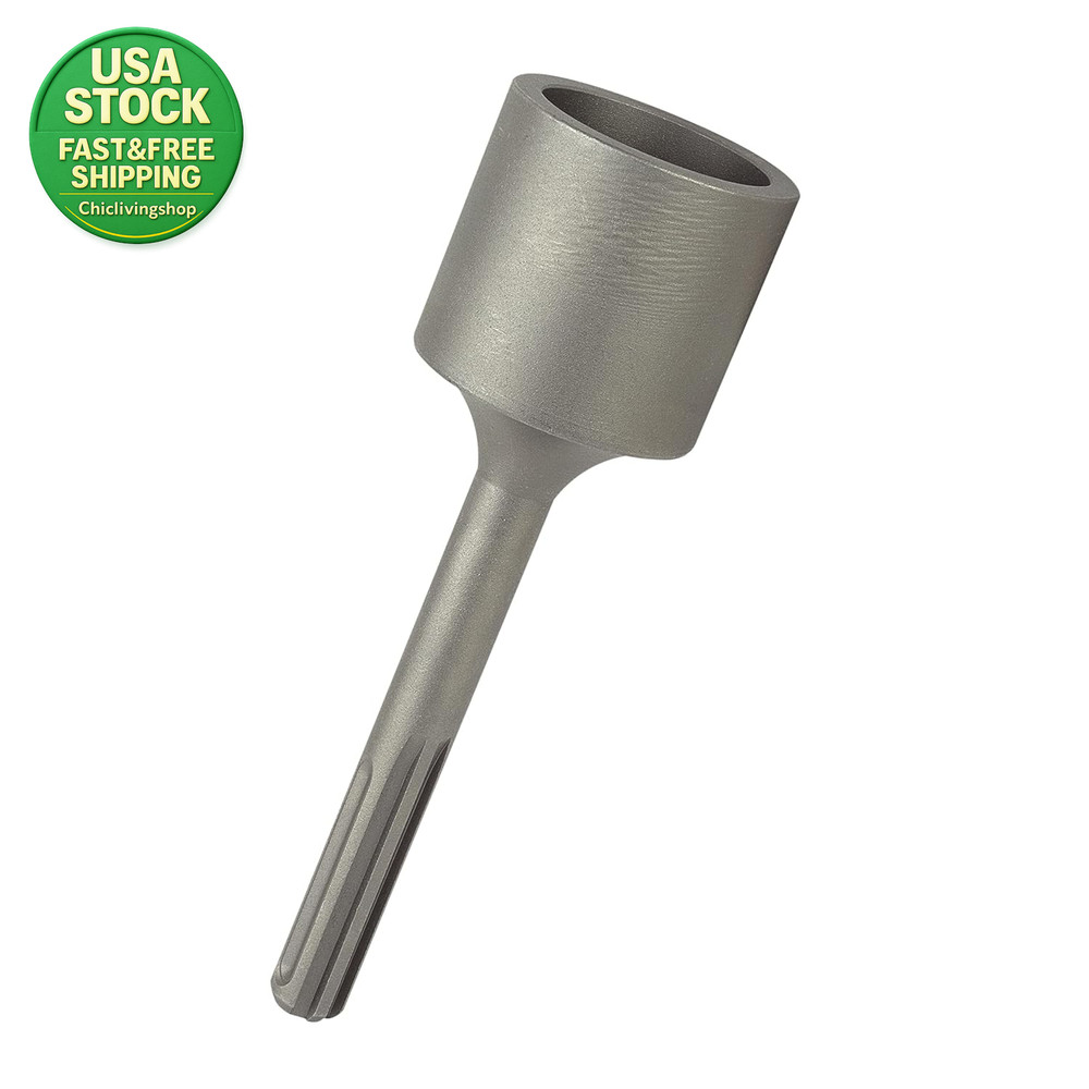 SDS Max Shank Post Driver Attachment 2 Inch Diameter for Rotary Hammer Drill