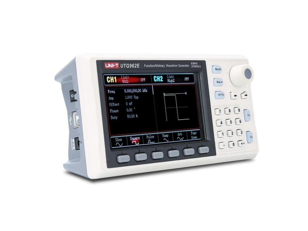 UNI-T UTG962E - Handheld Function/Arbitrary Waveform Generator (2 Channels / 60