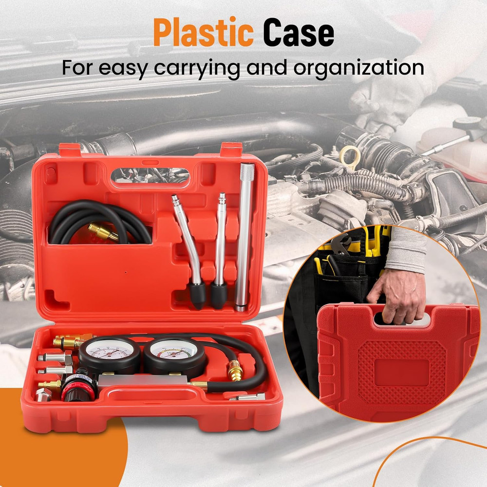 Multi-Function Cylinder Leak Down Tester Kit Engine Compression Tester Tool