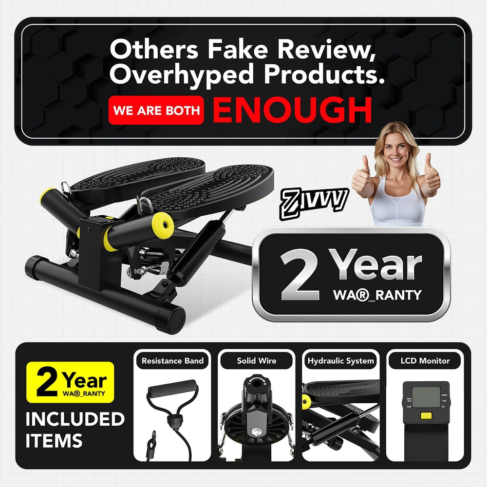 - Mini Twist Stepper, Stepper Machine with 330LBS Weight Capacity, Mini Stepper