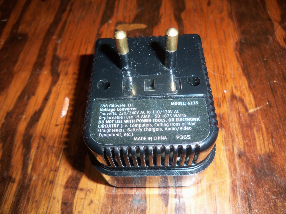 E&B Giftware Voltage Converter Model 6235