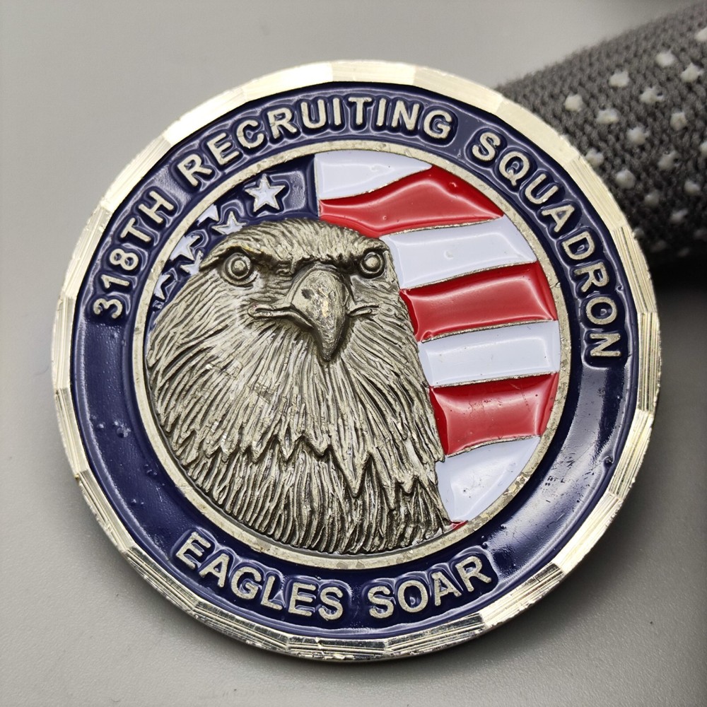 US Air Force 318th Recruiting Squadron Challenge Coin