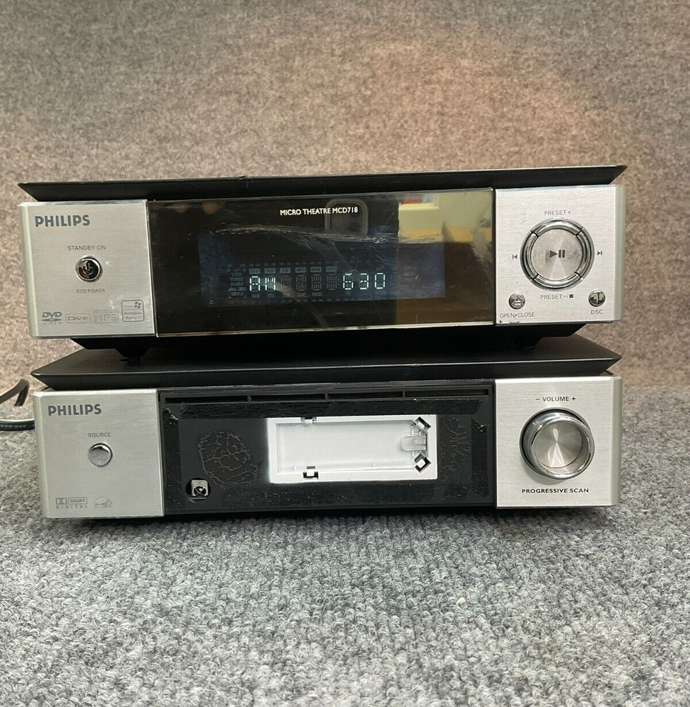 Philips MCD718/37 Micro Theatre System DVD Player Tuner Amplifier