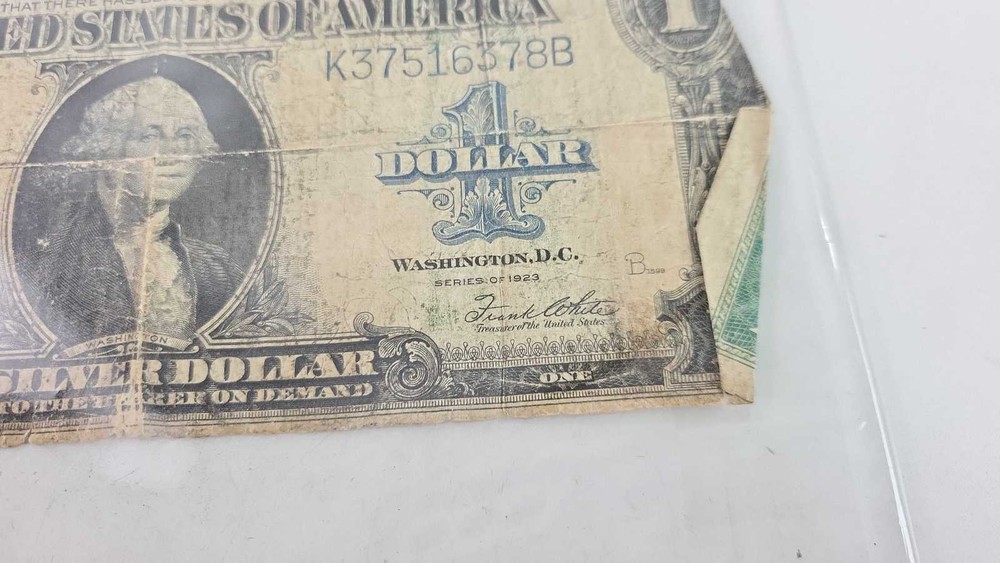 1923 #1 One Dollar Note Silver Certificate