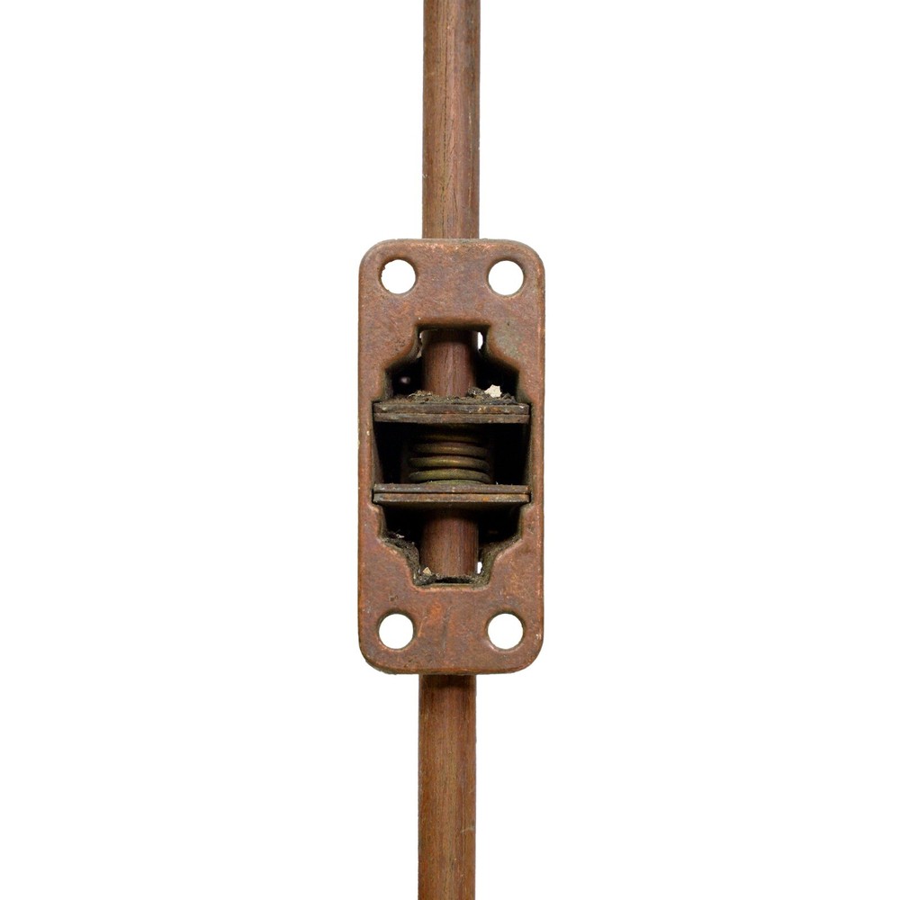 Antique 49 in. Bronze Coated Steel Transom Window Pull