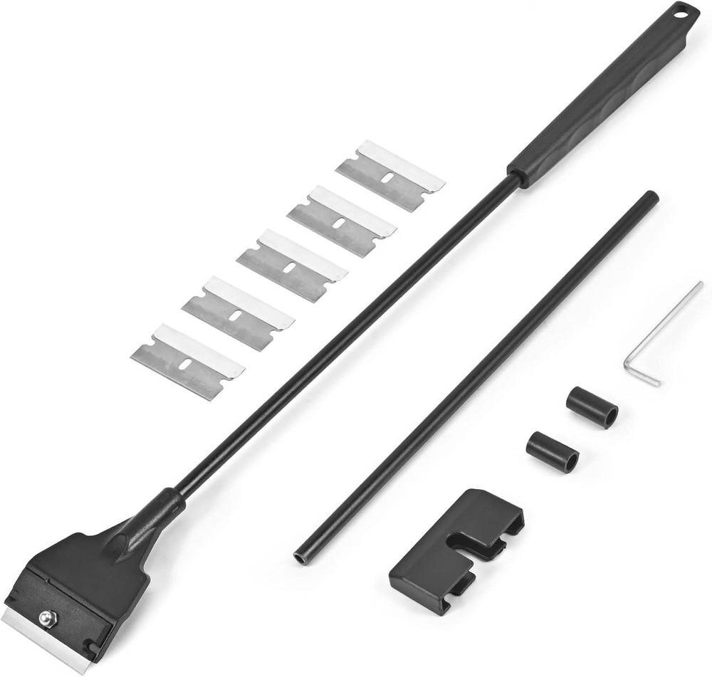 Aquarium Glass Scraper with Razor Blades