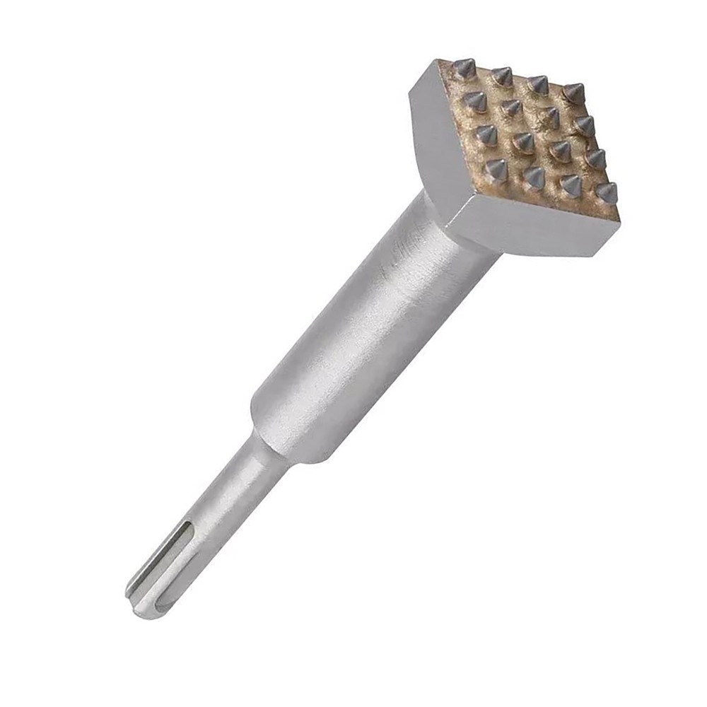 Upgraded Carbide Tipped 16Teeth Bush Hammer Chisel Bit Tool For Concrete Stone