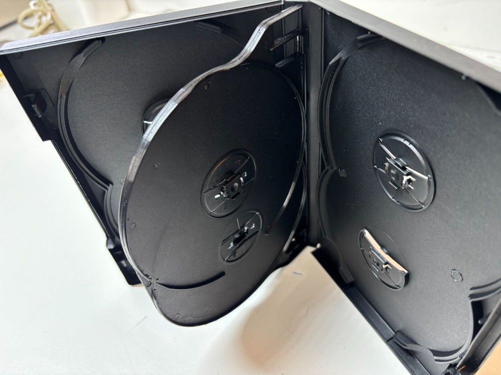 (1) 6-DVD Box Six Multi Set Replacement Thick Chubby Case