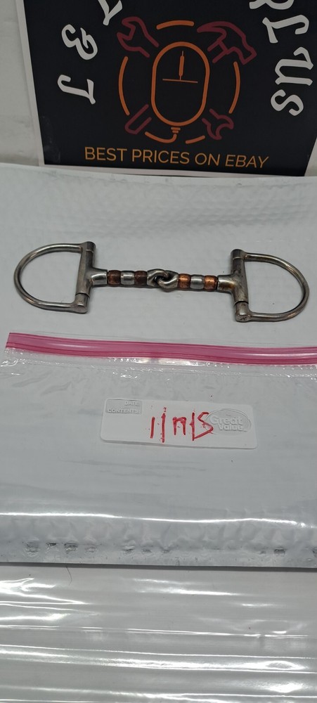 Egg Butt Snaffle Bit Horse Riding with Copper Roller