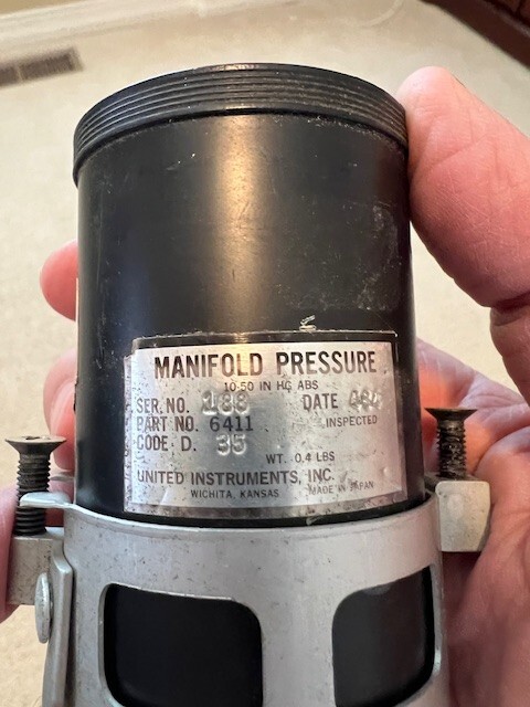 Beechcraft Aircraft Manifold Guage